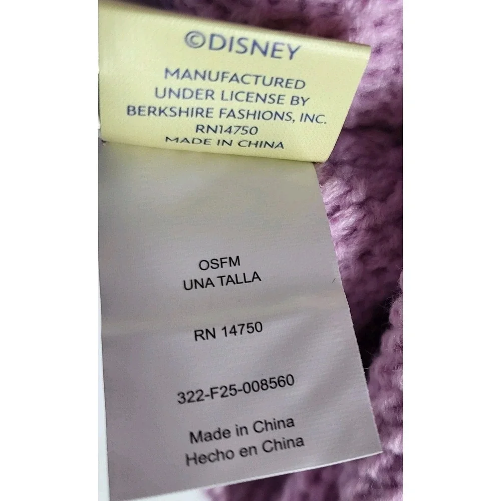 Disney Stitch & Angel 2pc Kids' One Size Winter Beanie Hat and Gloves Set NWT‎